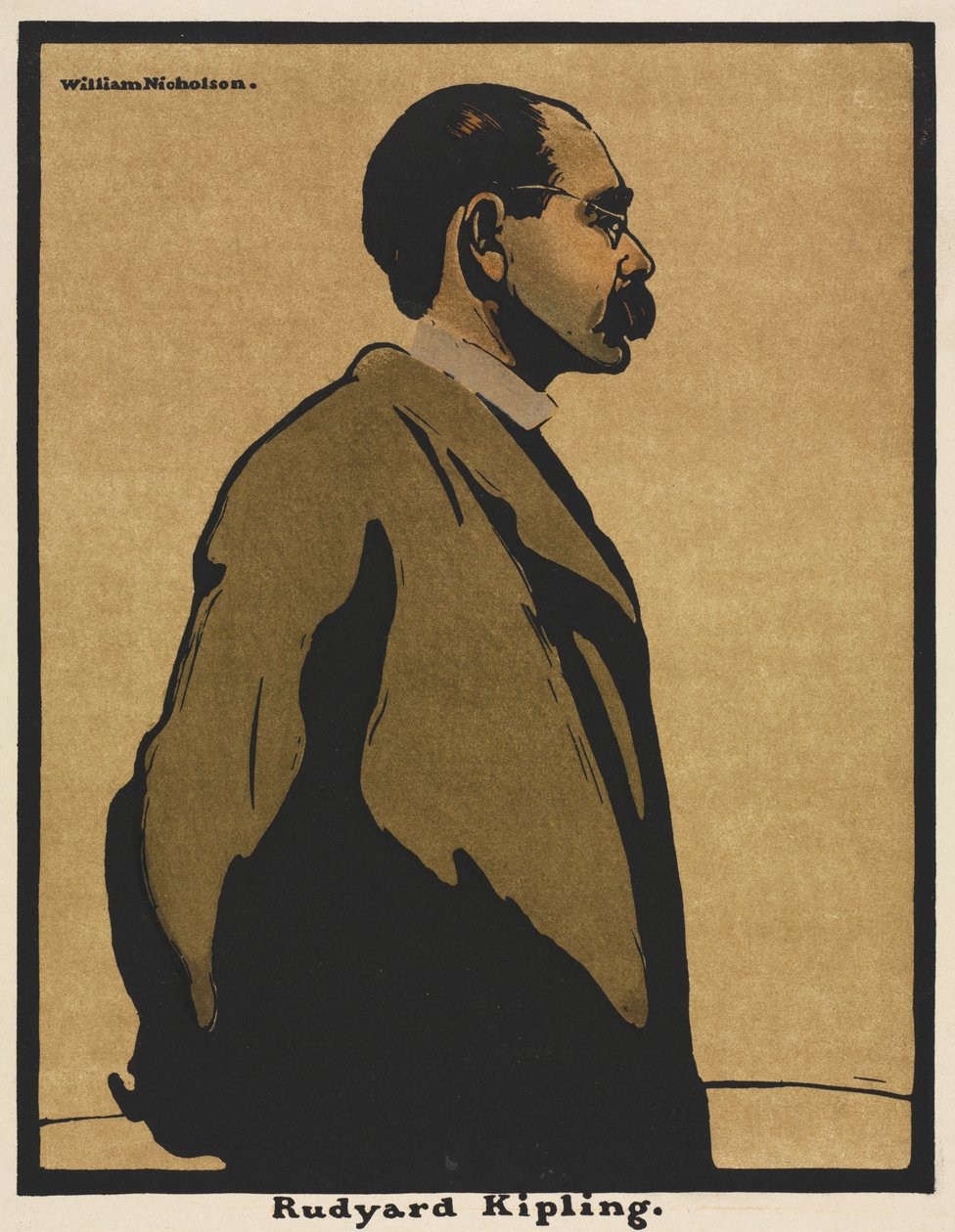 Tolv portretter: Rudyard Kipling av William Nicholson