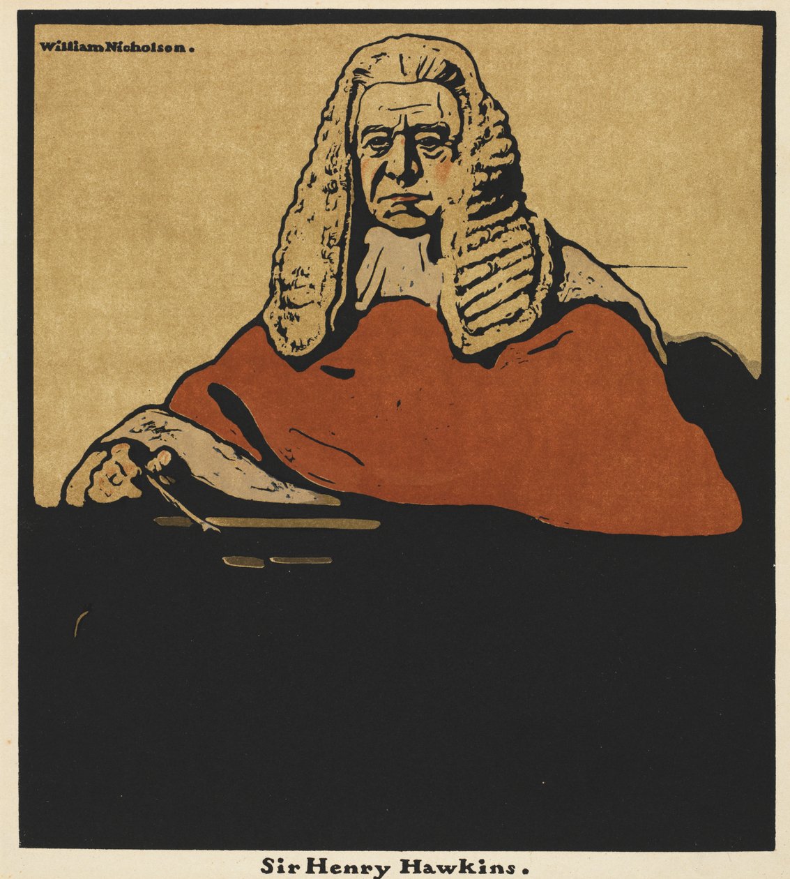 Tolv portretter: Sir Henry Hawkins av William Nicholson