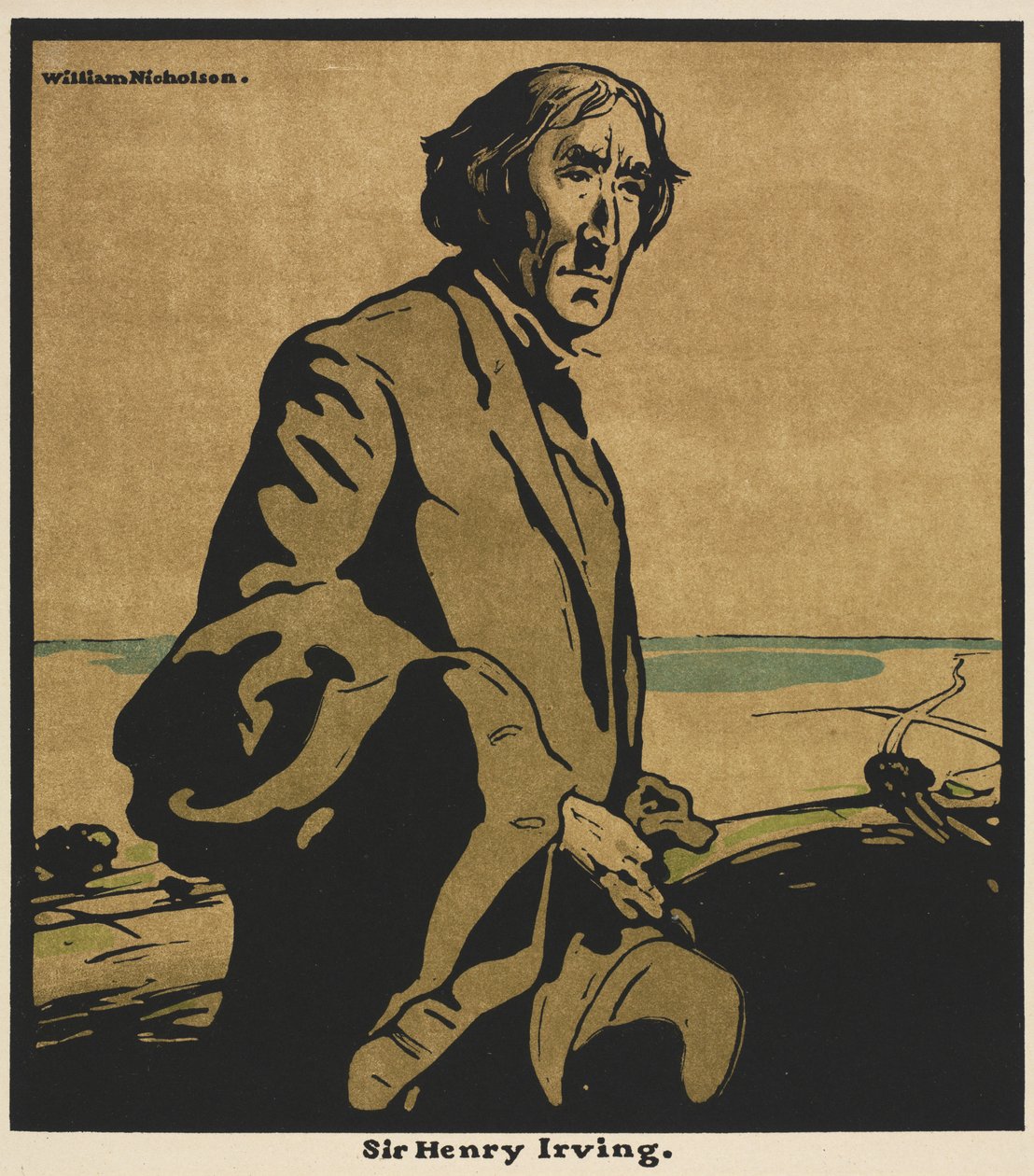 Tolv portretter: Sir Henry Irving av William Nicholson