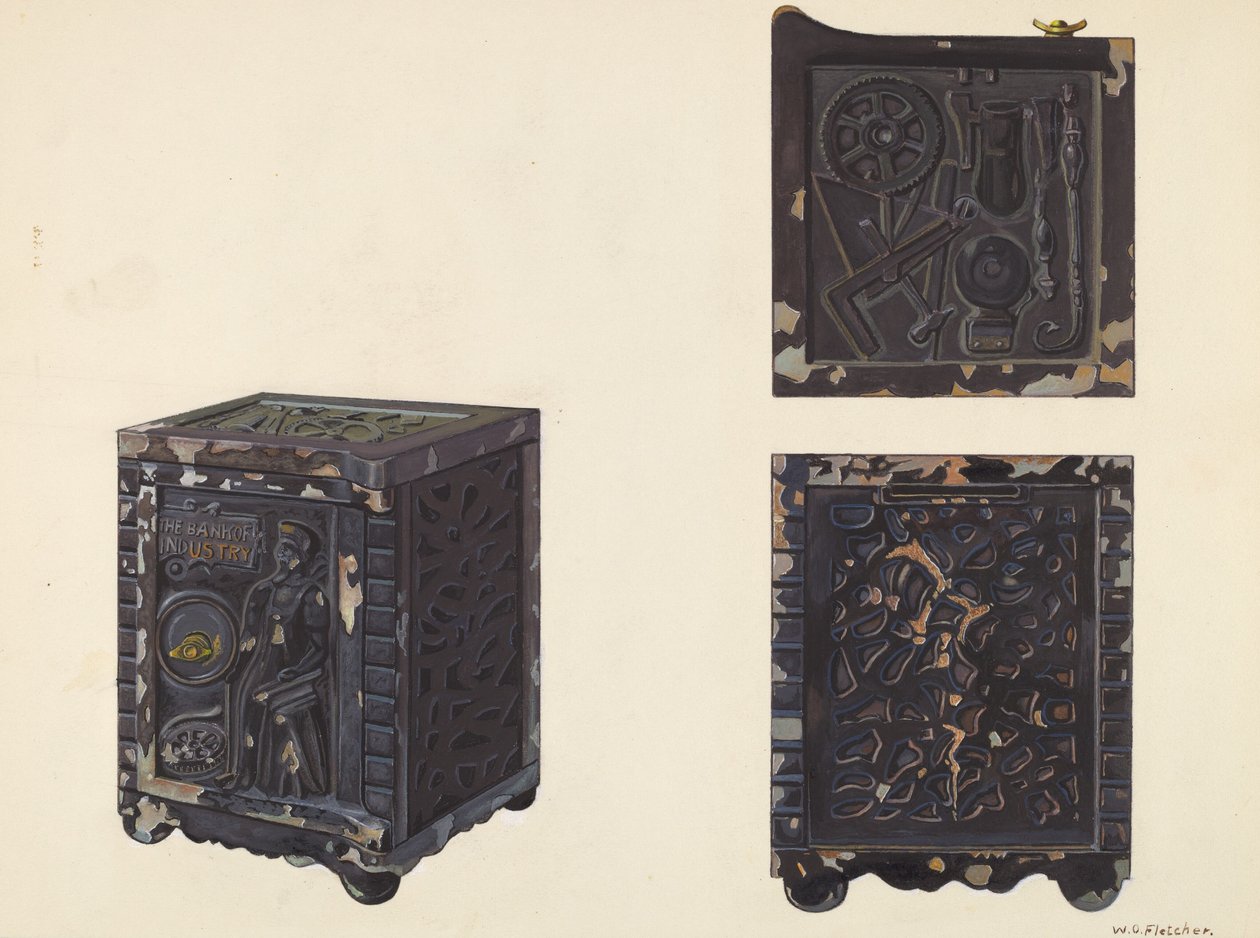Bank of Industry, ca. 1938. av William O. Fletcher