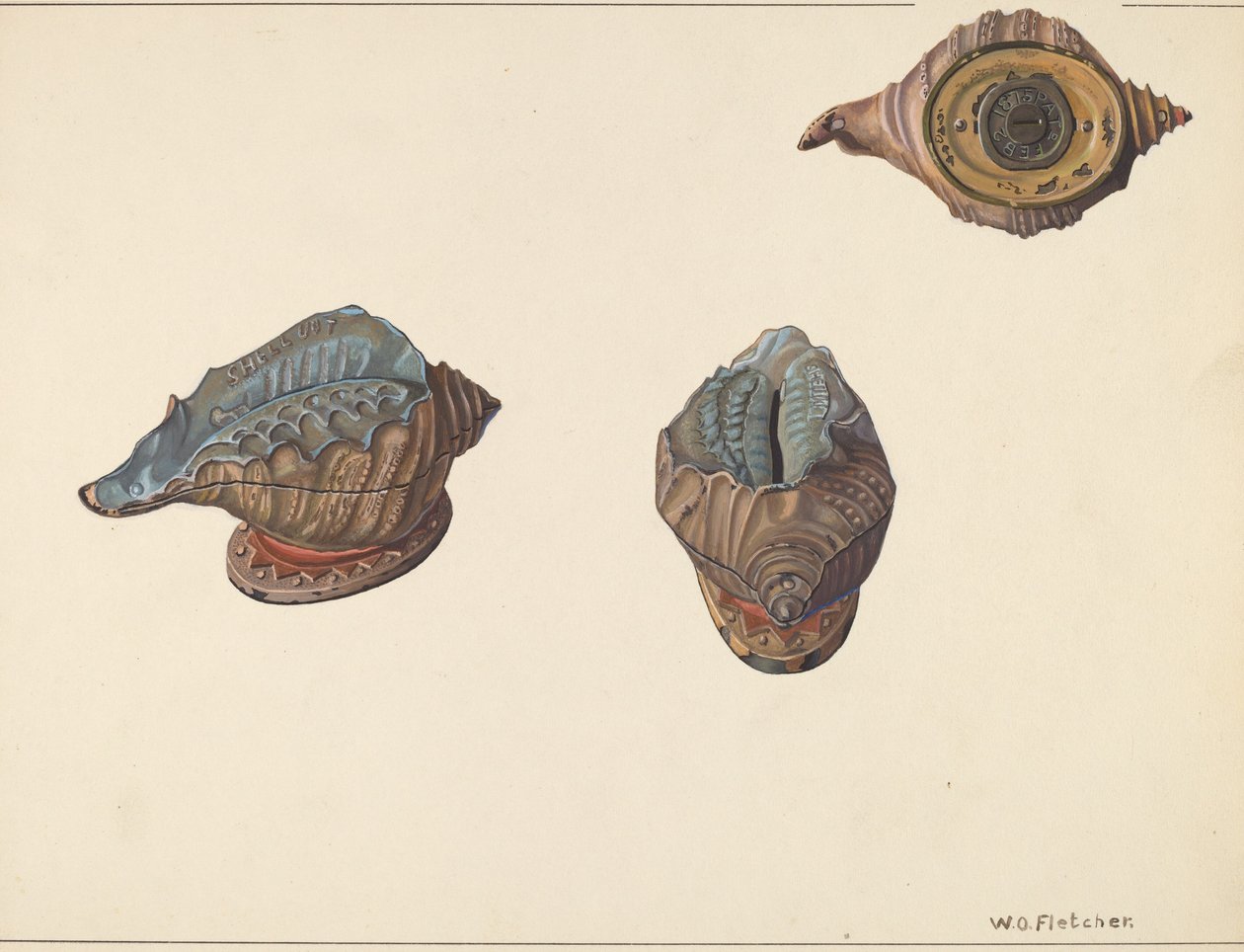Shell Out Bank, ca. 1938. av William O. Fletcher