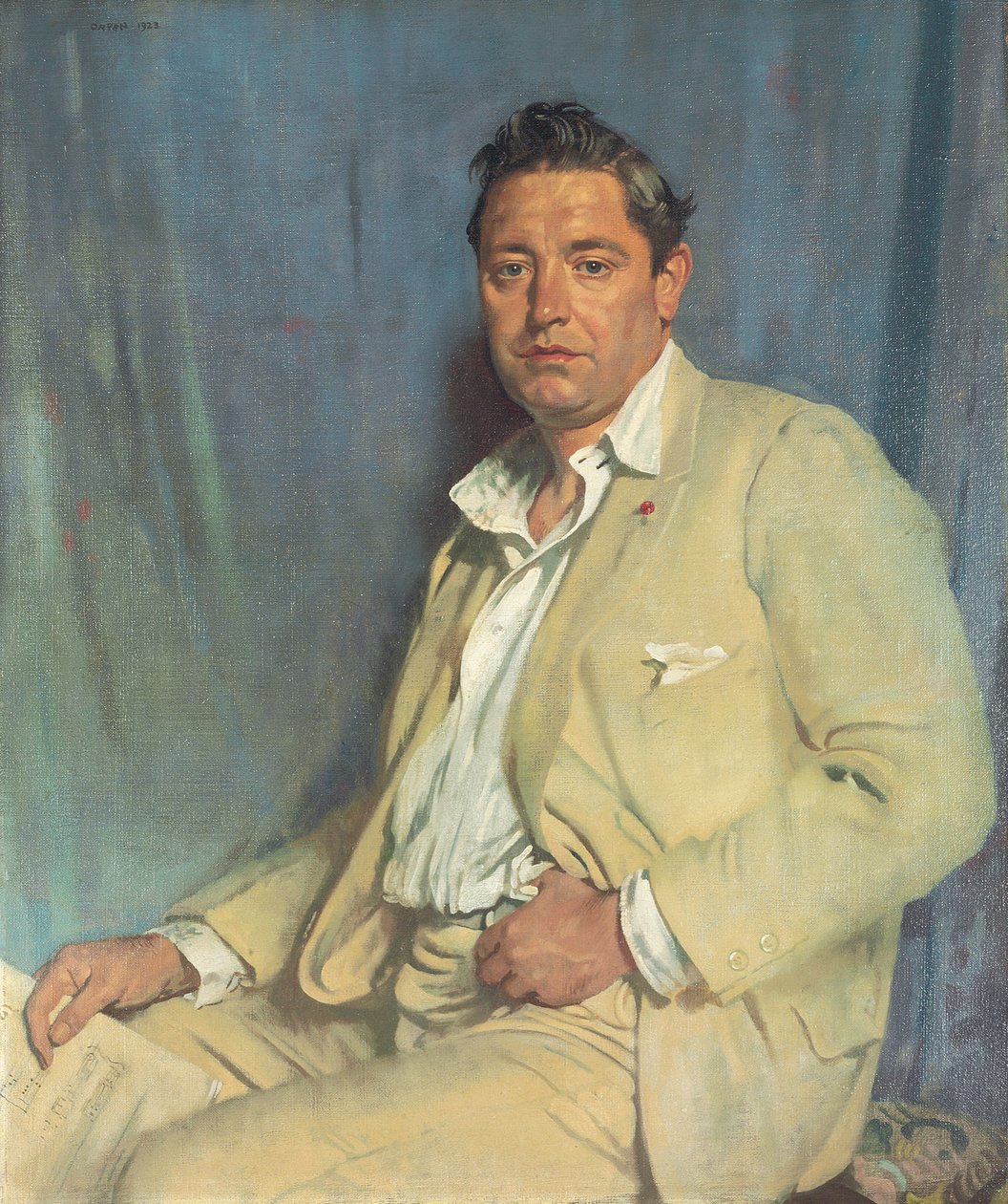 Grev John McCormack av William Orpen