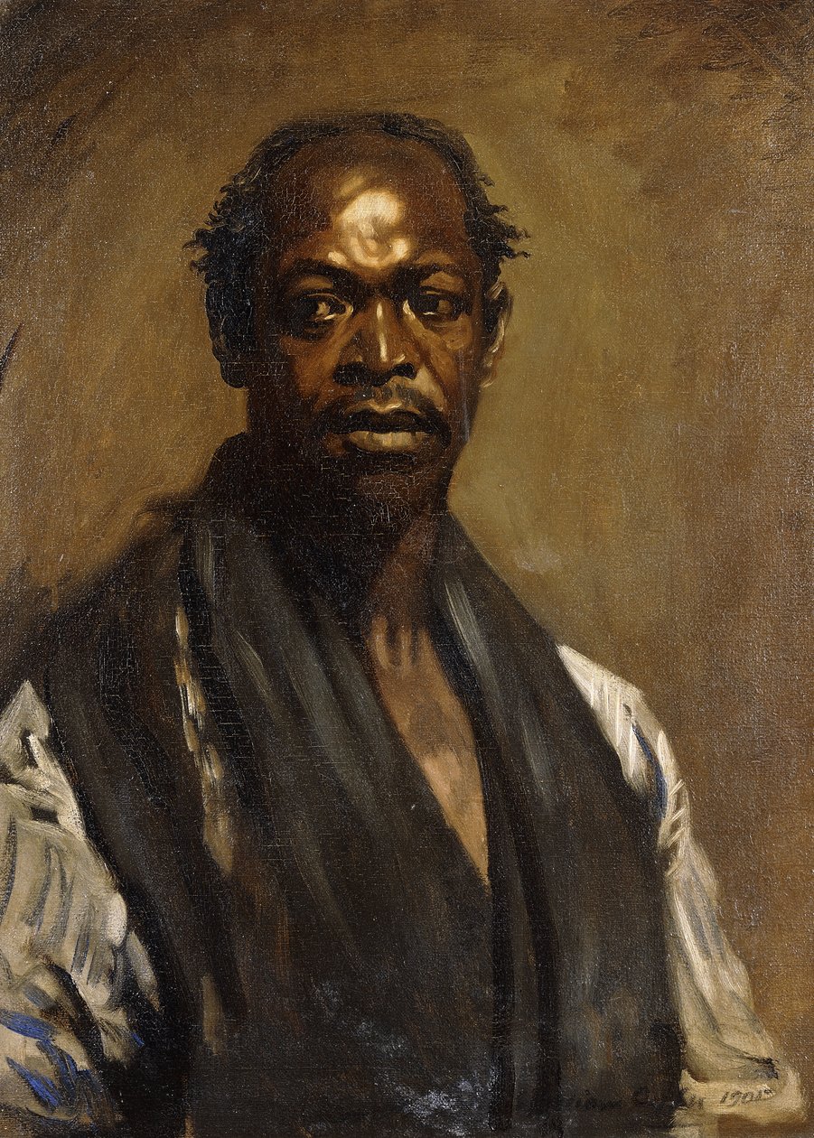 Portrett av en neger, av William Orpen