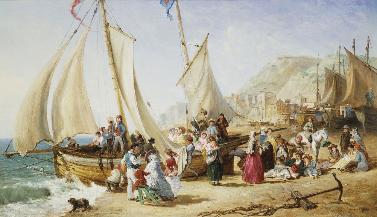 En dagstur, Ramsgate, 1854 av William Parrott
