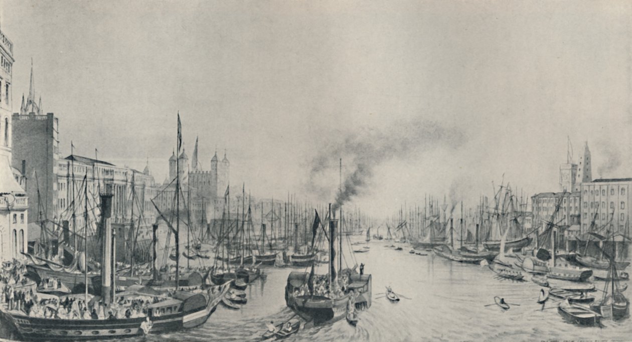 The Pool: Steamer Trips, 1841, 1920 av William Parrott