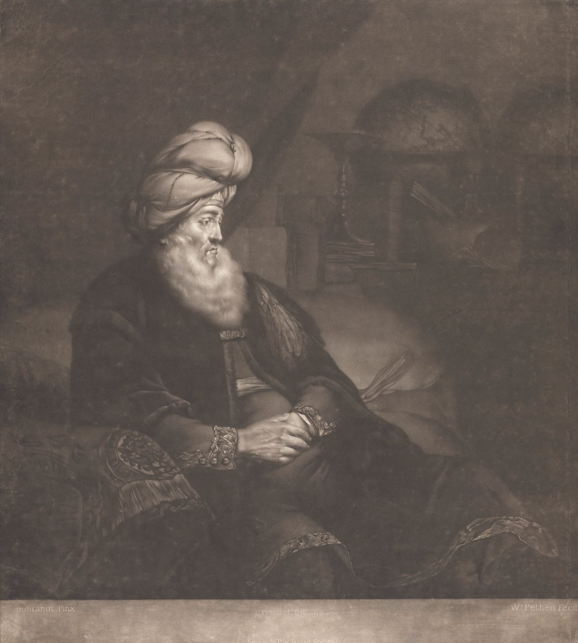 En jødisk rabbiner av William Pether