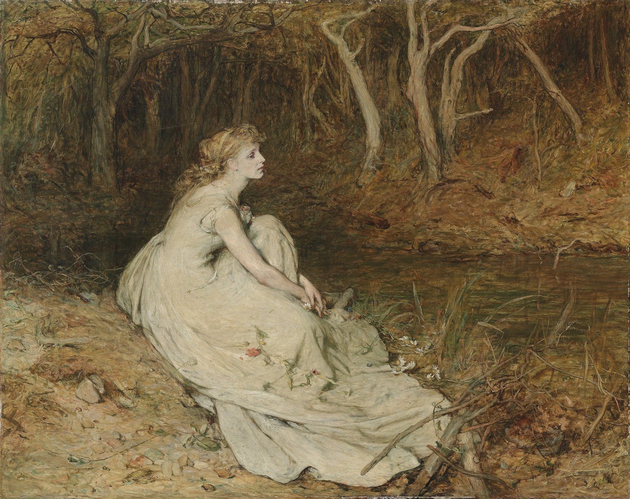 Ophelia, ca. 1874 (olje på lerret) av William Quiller Orchardson