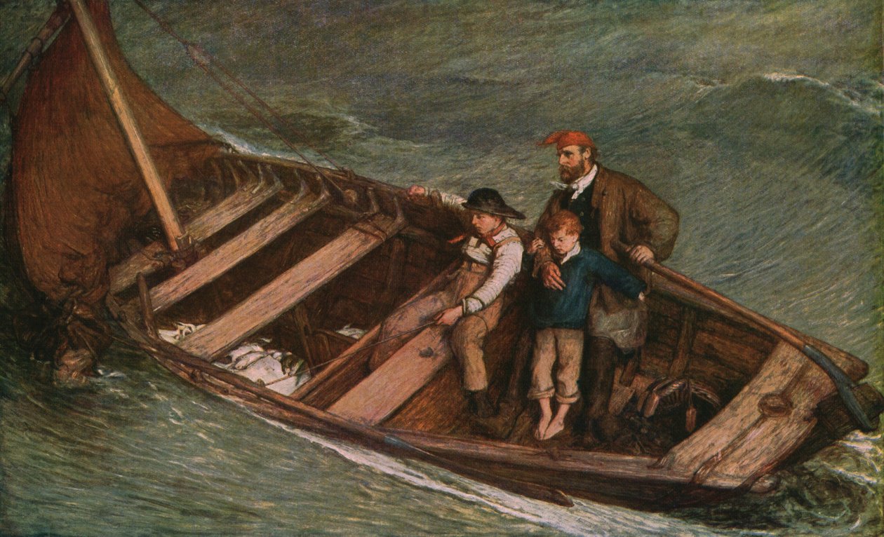 Havets toilers, 1870, c1930. av William Quiller Orchardson