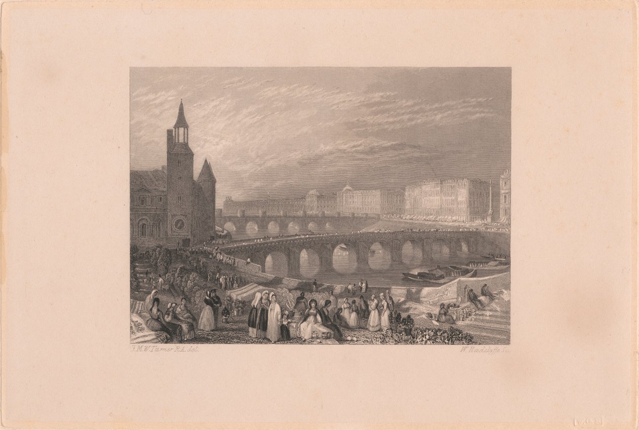 Blomstervandring og Pont-au-Change av William Radclyffe