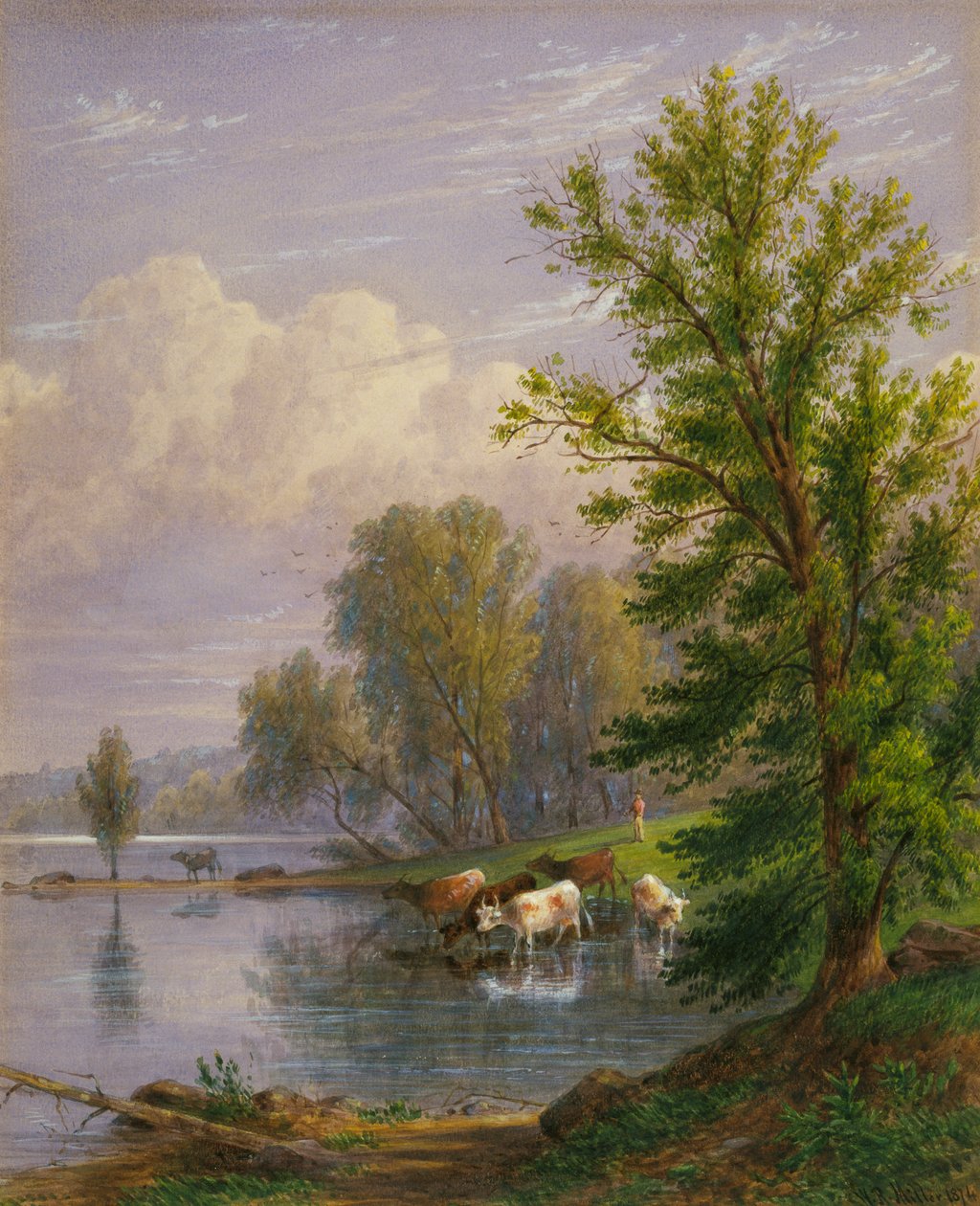 Uten tittel, 1874. av William Rickarby Miller