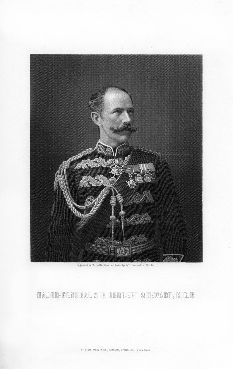 Sir Herbert Stewart , britisk soldat, 1893. av William Roffe