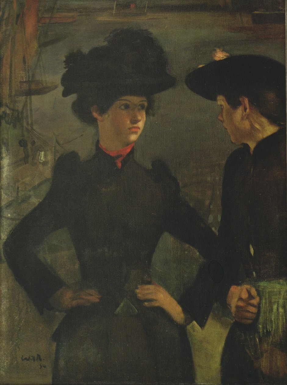 Coster-jentene av William Rothenstein