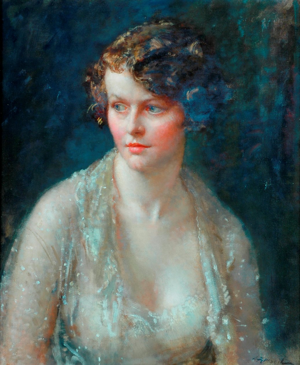 Prunella (olje på lerret) av William Russell