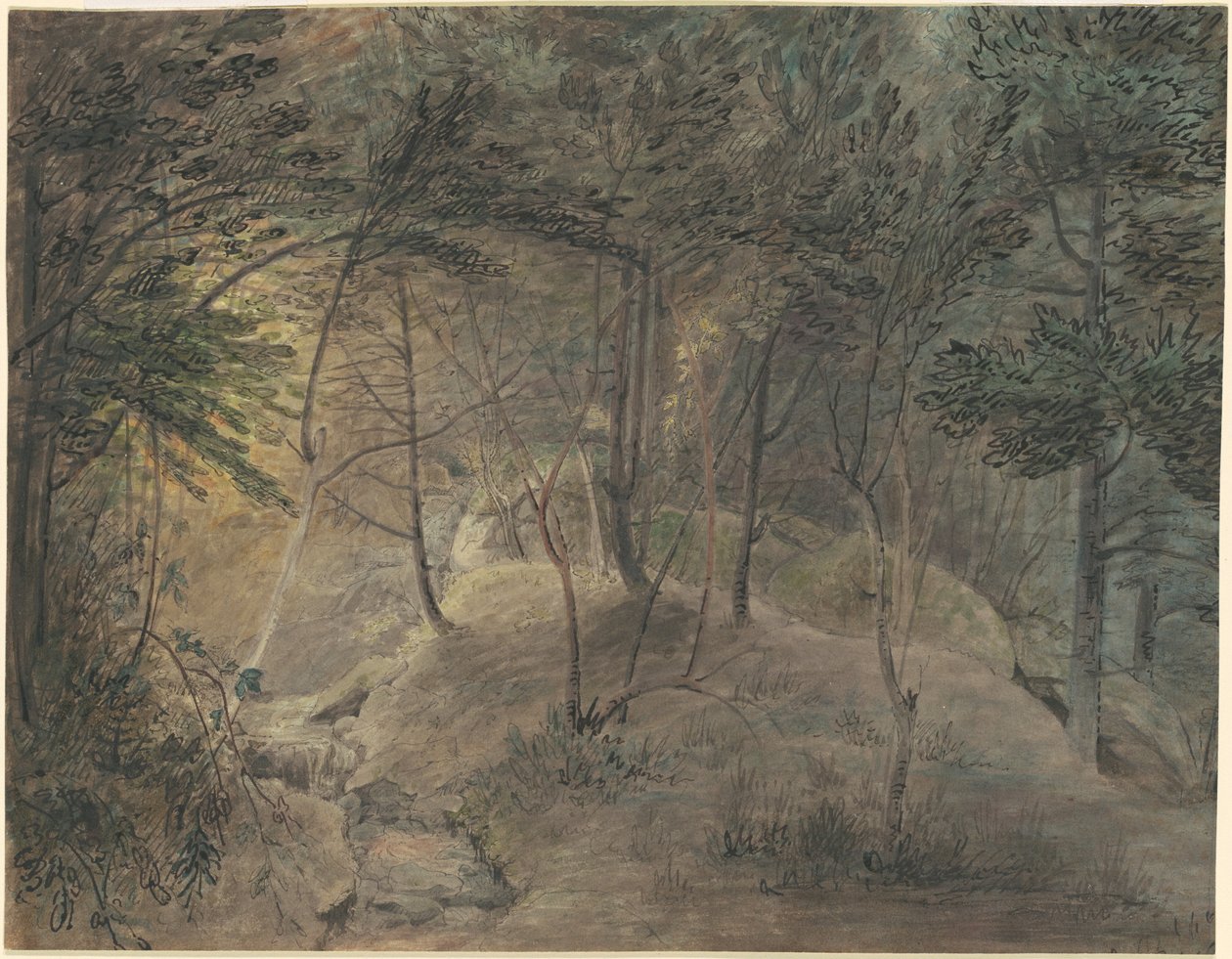 Utsikt fra Springhouse ved Echo av William Russell Birch