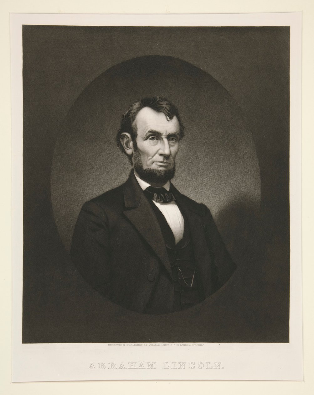 Abraham Lincoln av William Sartain