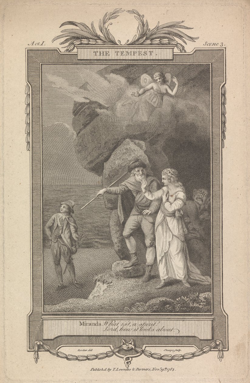 The Tempest, Act I Sc. 3 av William Sharp