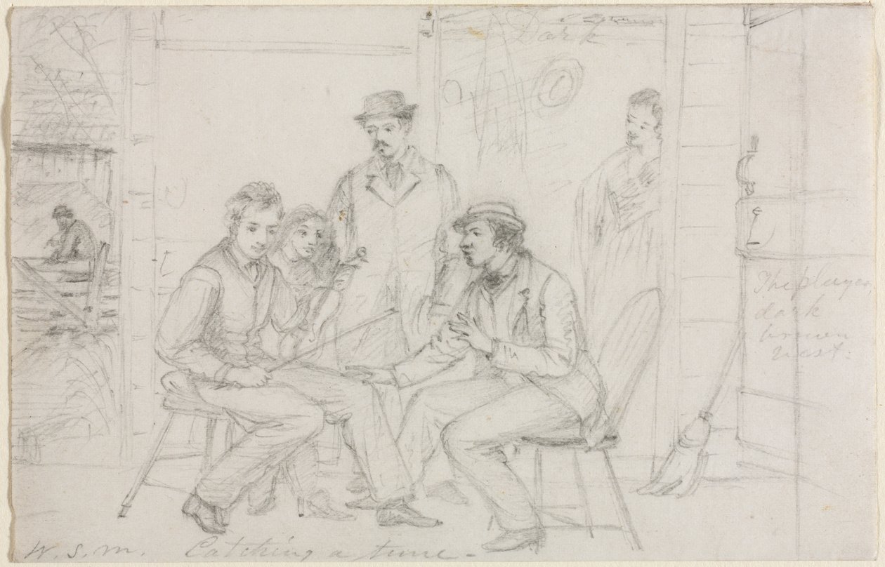 Catching a Tune, sannsynligvis 1867. av William Sidney Mount