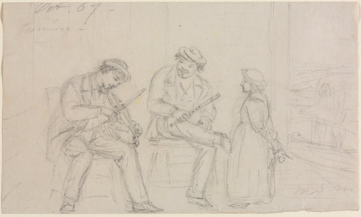 Tuning, 1867. av William Sidney Mount