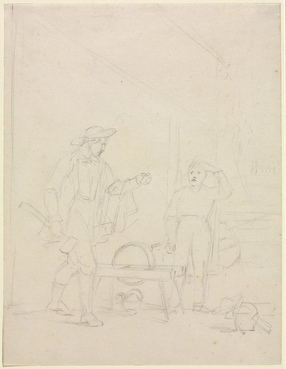 Wholl Turn the grindstone, ca. 1850. av William Sidney Mount