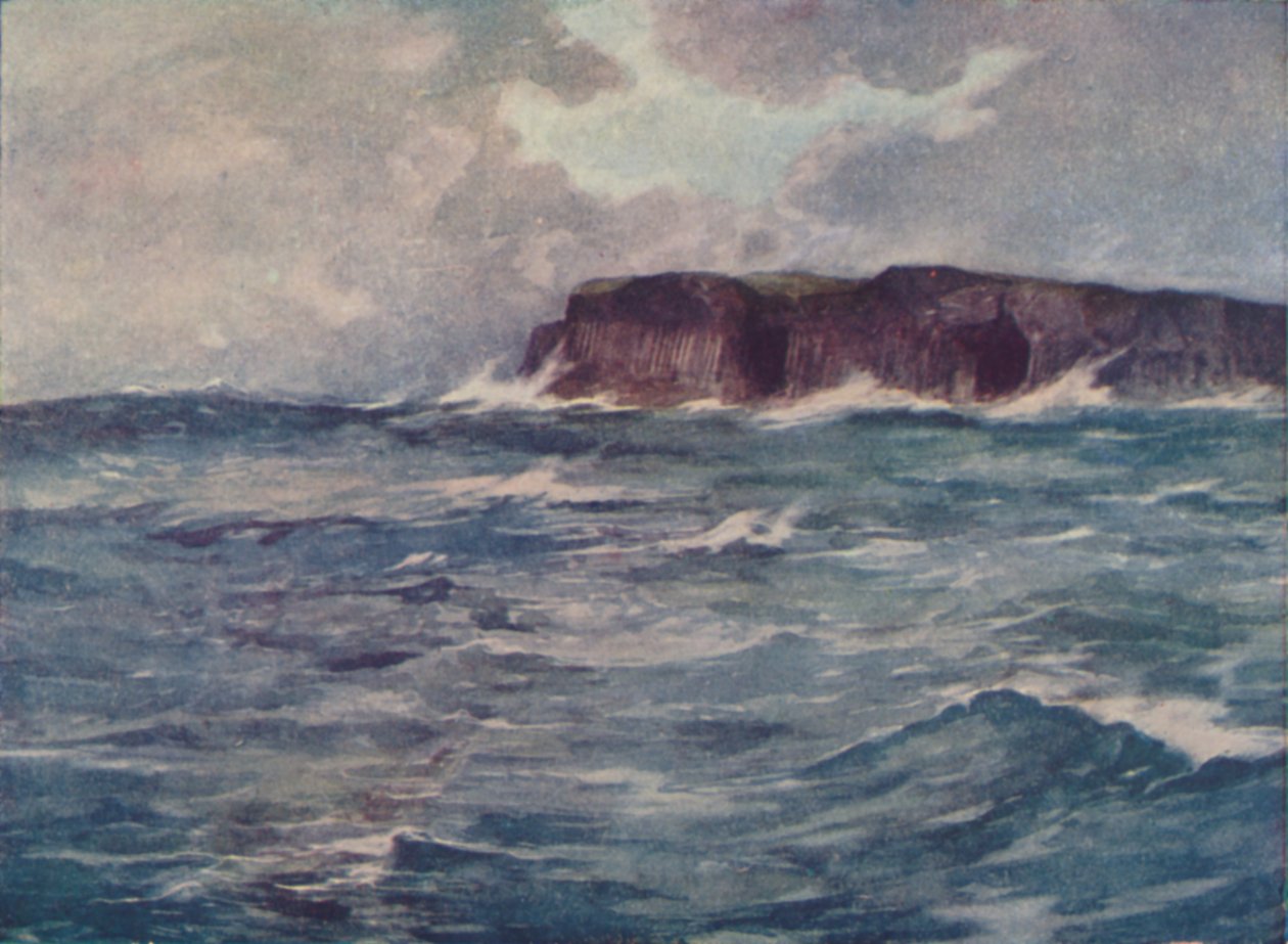 Staffa og dens huler, 1910 av William Smith