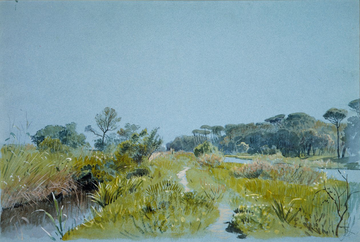 Castel FusanoNær Roma, ca. 1885. av William Stanley Haseltine
