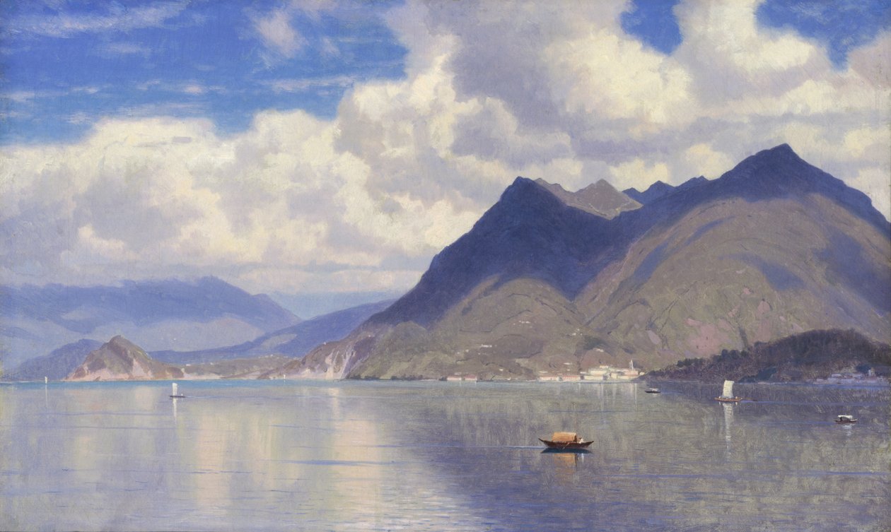 Lago Maggiore, ca. 1867. av William Stanley Haseltine