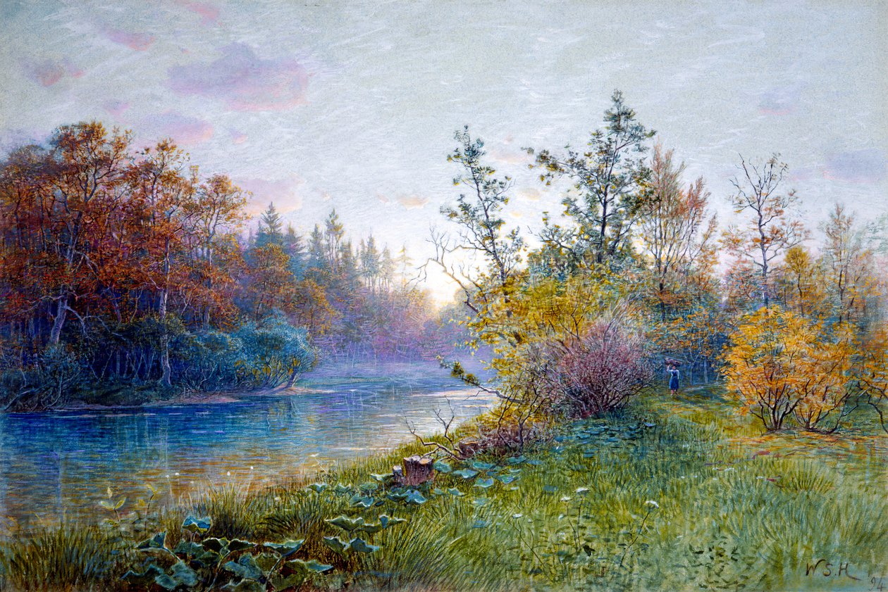 Mill Dam i Traunstein, 1894. av William Stanley Haseltine