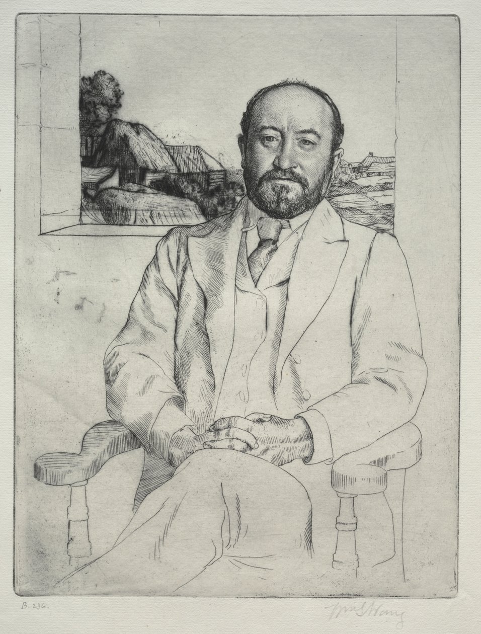 C. J. Knowles av William Strang