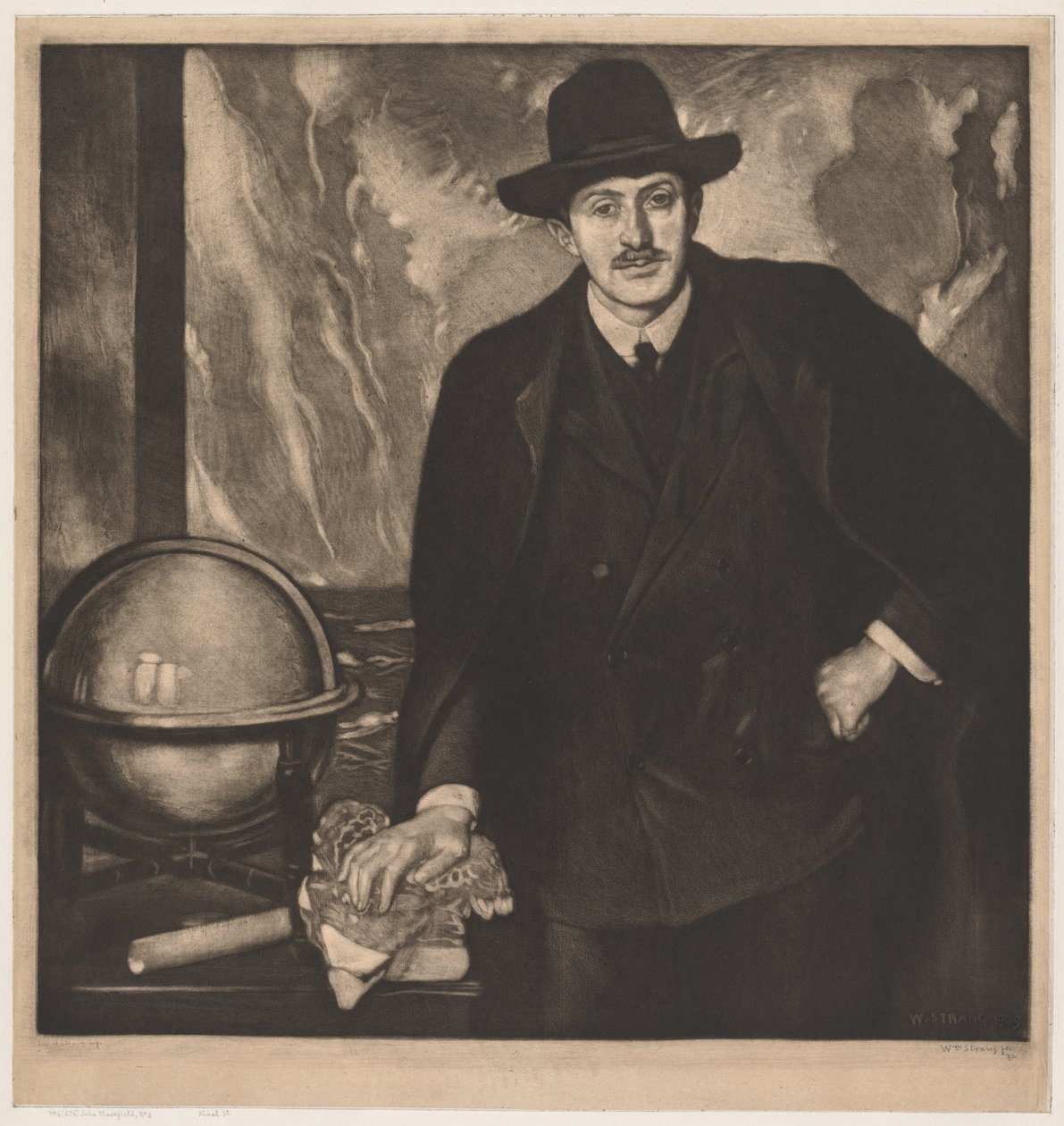 John Masefield av William Strang