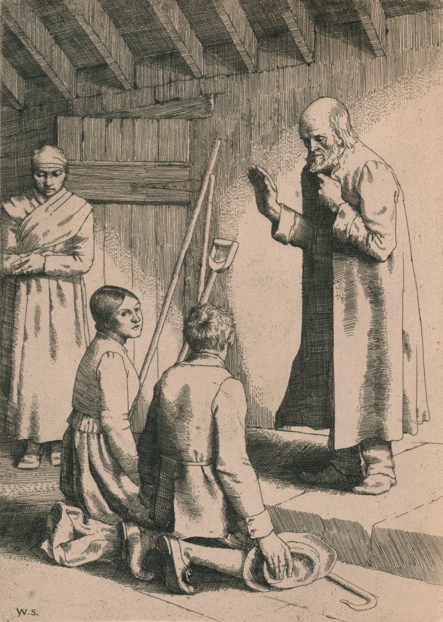 Marriage of Mercy og Matthew, c1916 av William Strang
