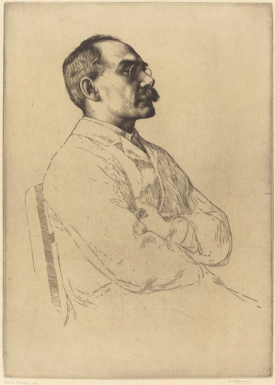 Rudyard Kipling av William Strang