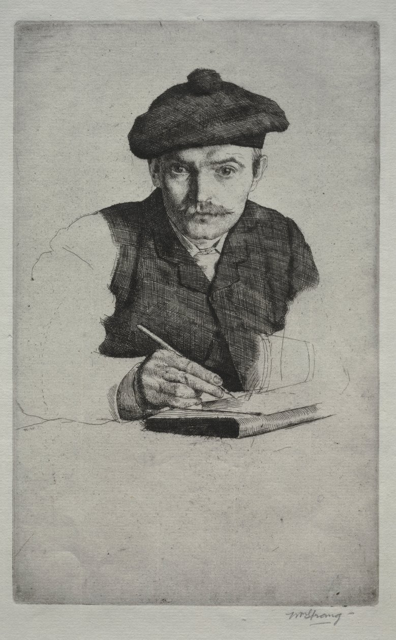 Selvportrett av William Strang