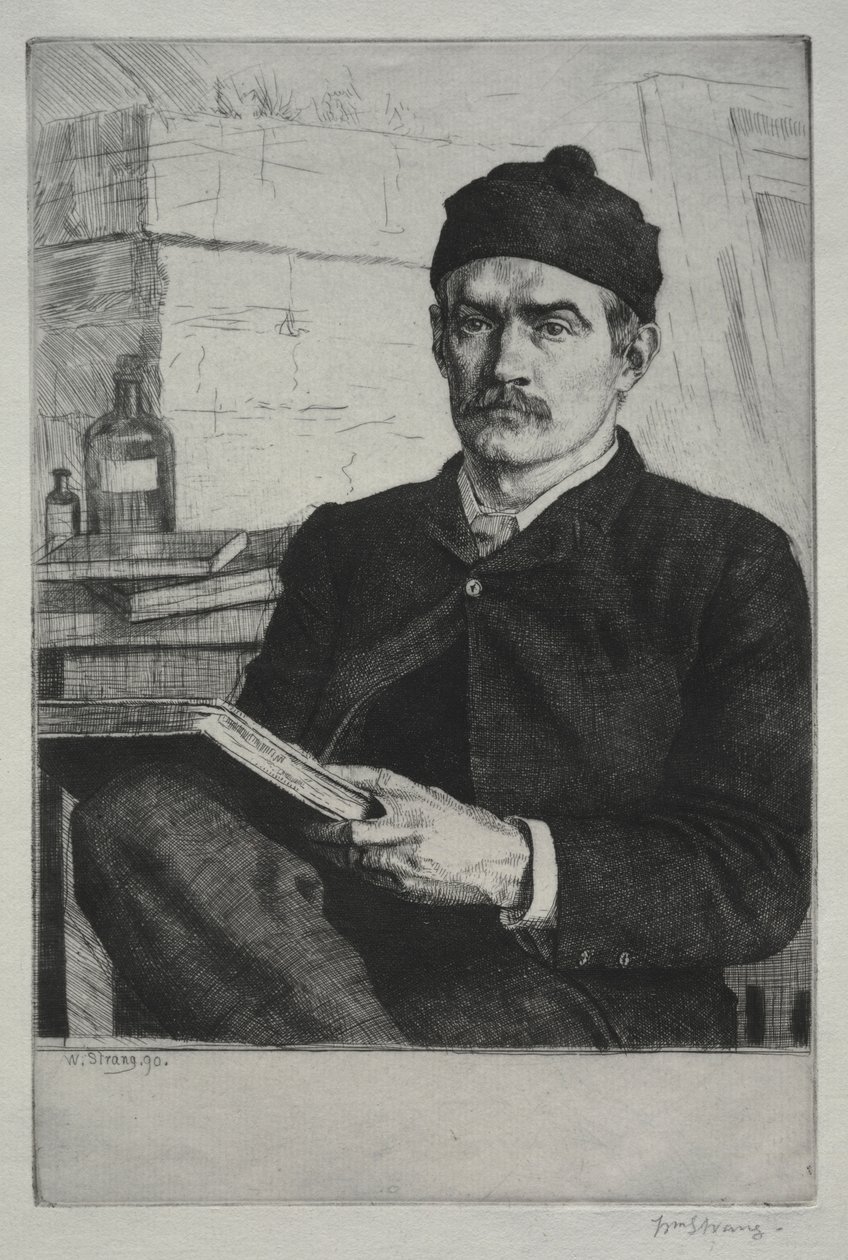 Selvportrett av William Strang