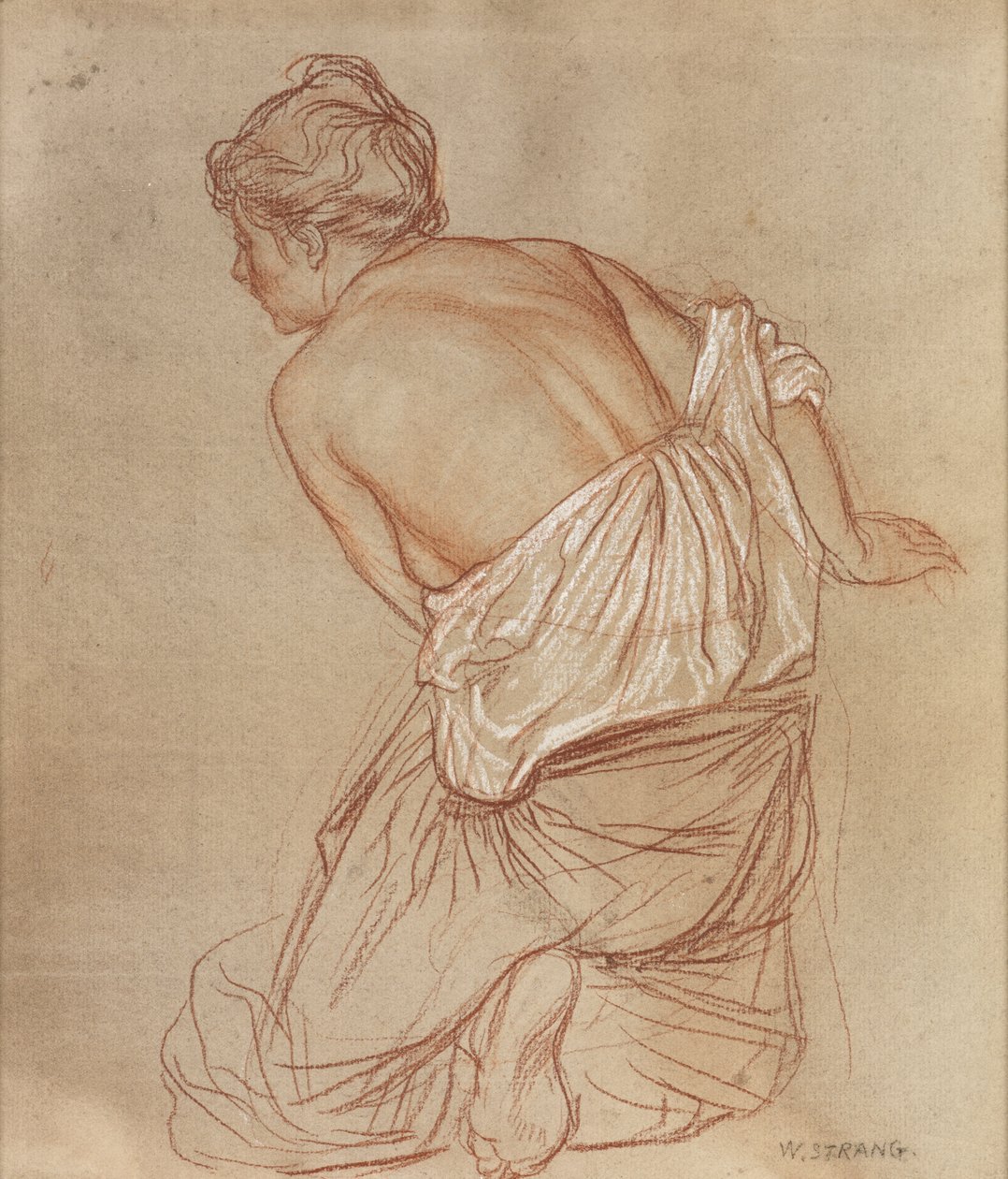 Studie for en etsning: Musikk av William Strang
