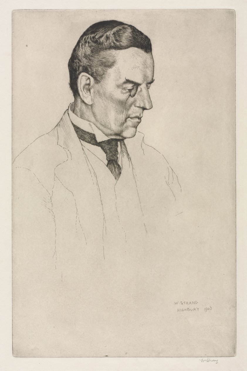 Høyre ærede Joseph Austen Chamberlain av William Strang