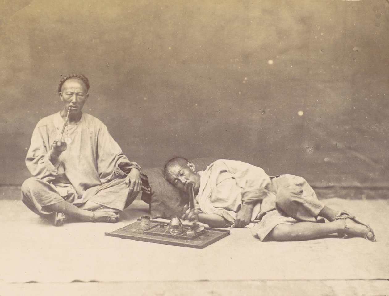 Opiumsrøyker, 1867. av William Thomas Saunders