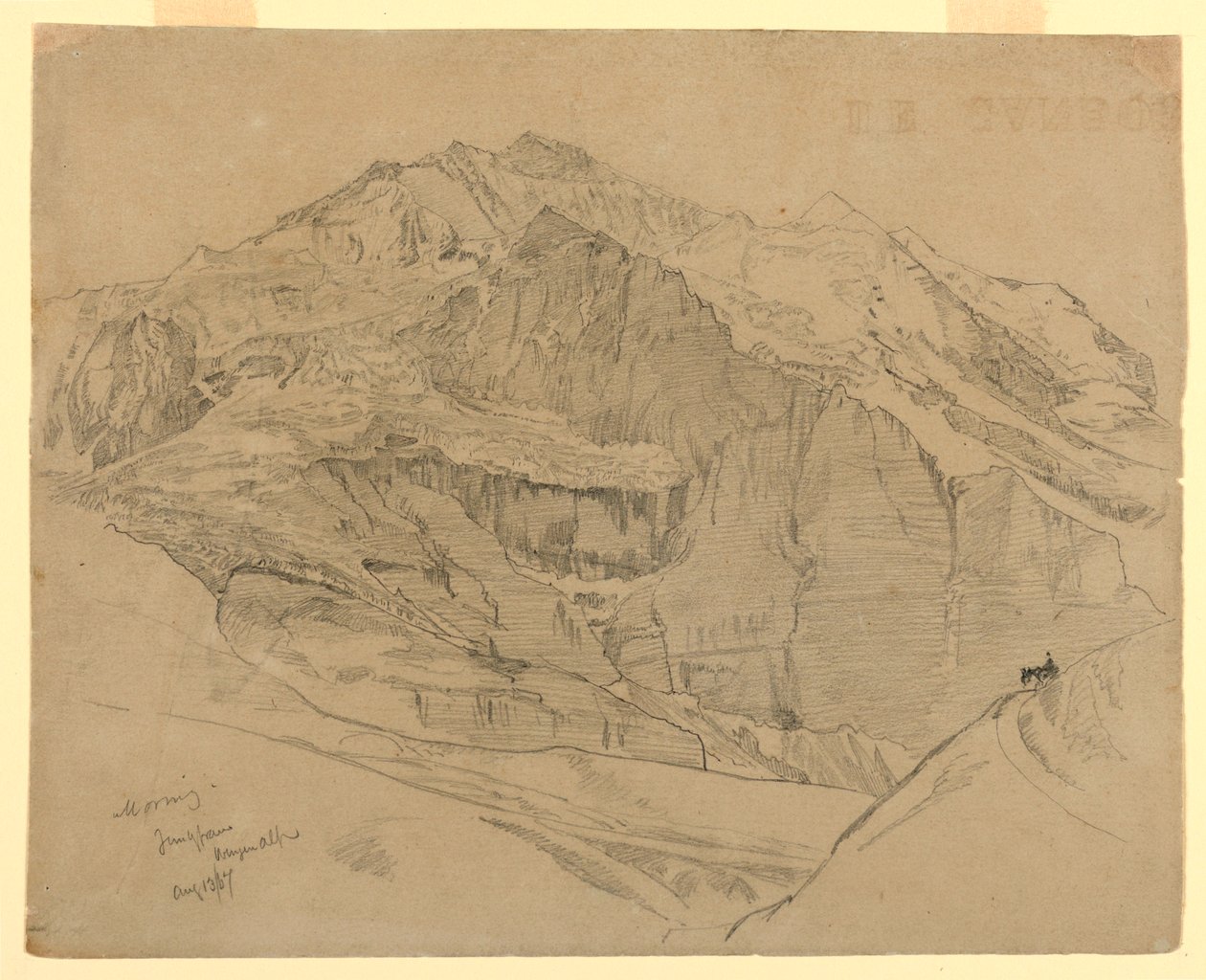 Landskap, Jungfrau, Sveits av William Trost Richards