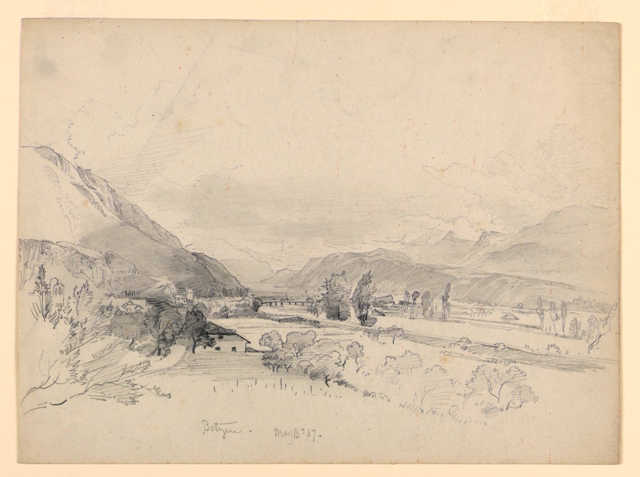 Landskap, Bautzen, Tyskland av William Trost Richards