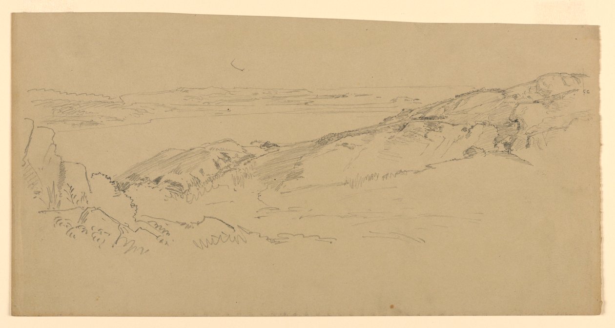 Studie av kysten, Rhode Island av William Trost Richards