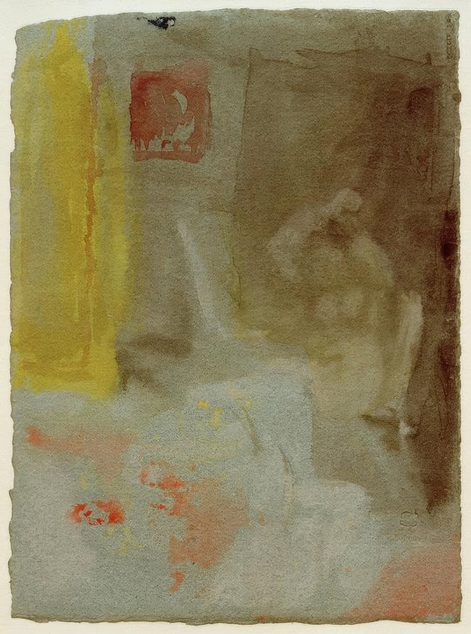 Et soverom med en naken kvinne av Joseph Mallord William Turner