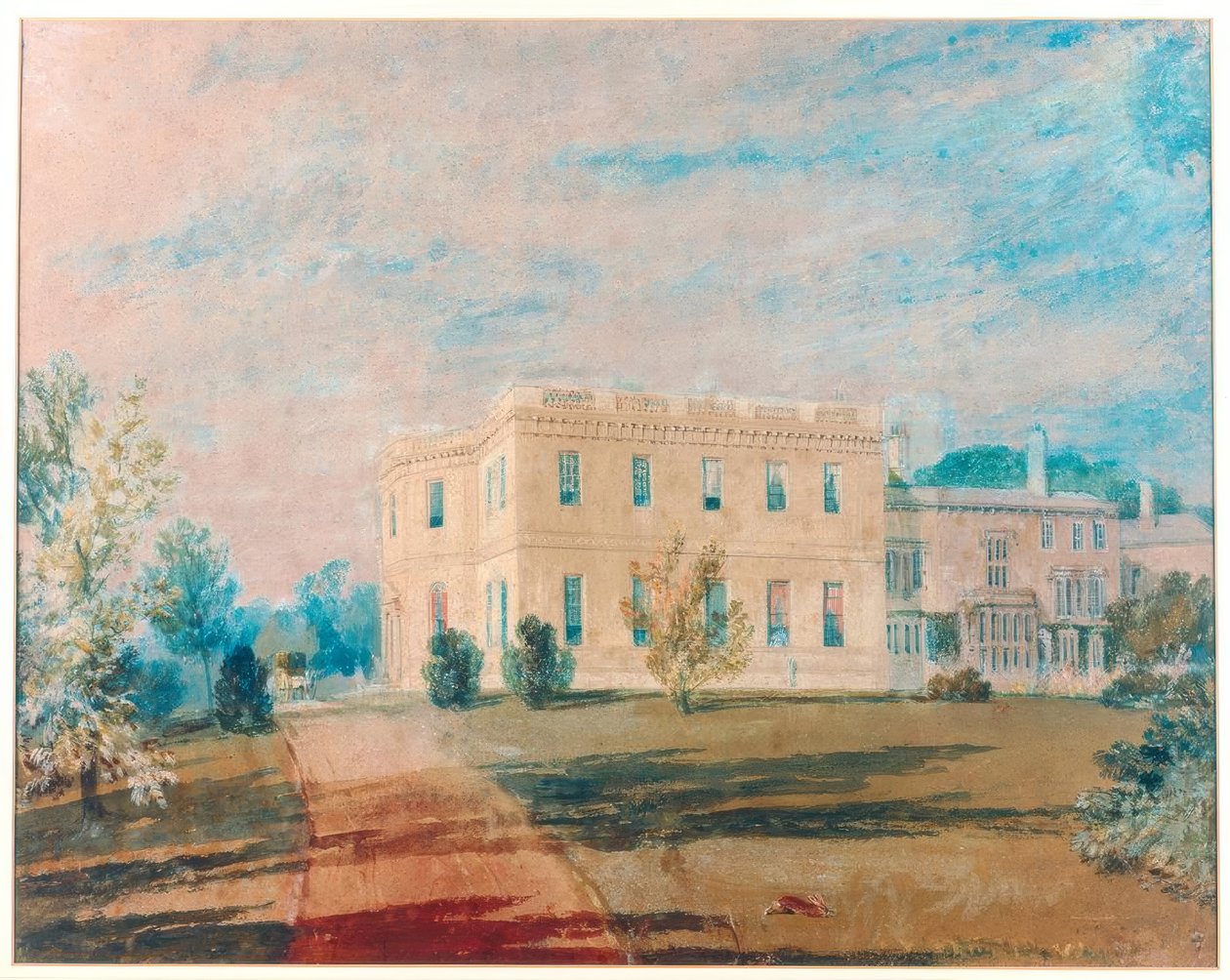 Farnley Hall fra øst av Joseph Mallord William Turner