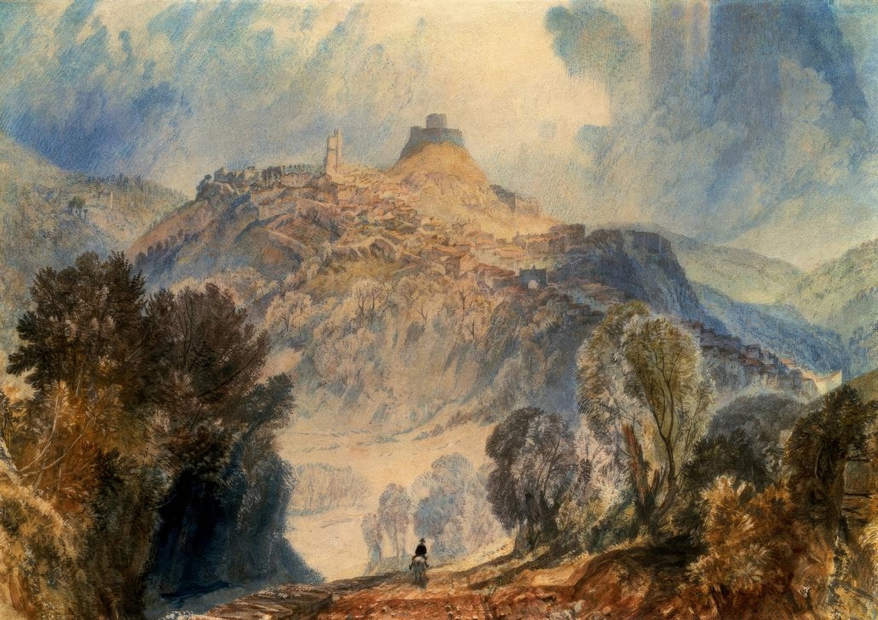 Launceston, Cornwall av Joseph Mallord William Turner