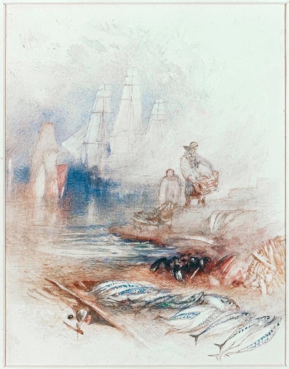 Makrell på stranden av Joseph Mallord William Turner