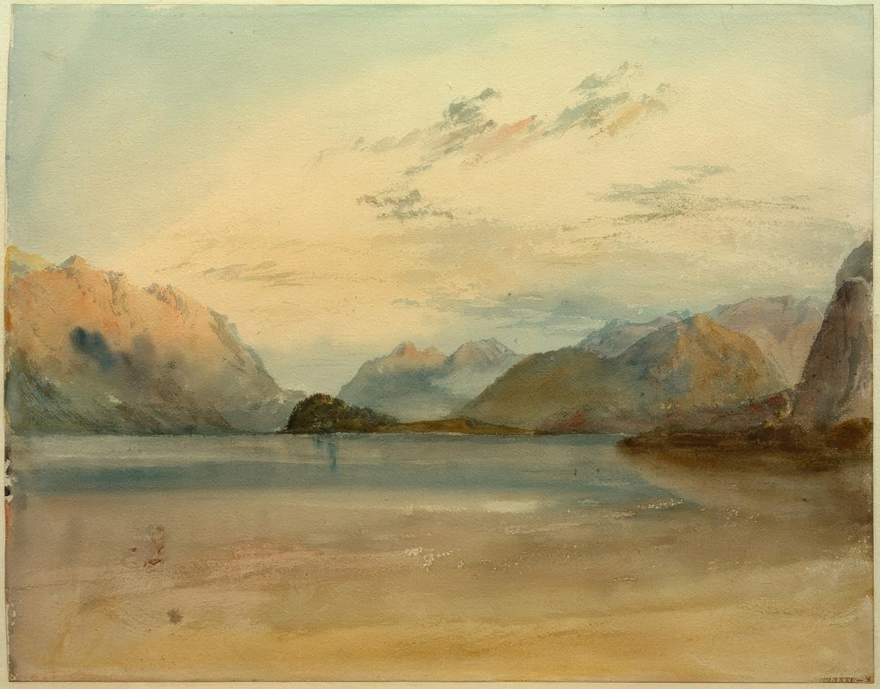 Ved Comosjøen av Joseph Mallord William Turner