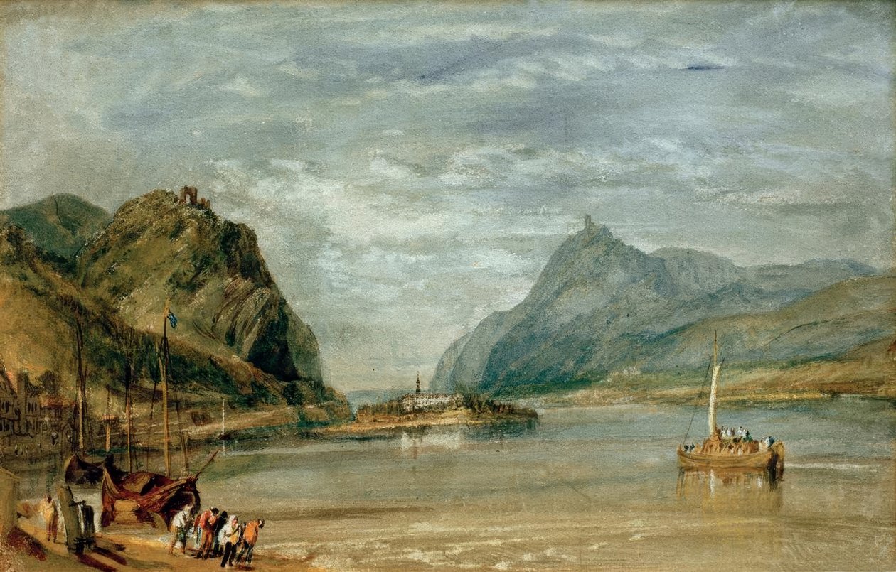Rolandseck, Nonnenwerth og Drachenfels av Joseph Mallord William Turner