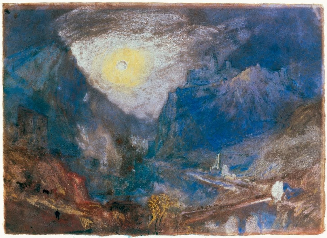 Plassering studio Sisteron av Joseph Mallord William Turner