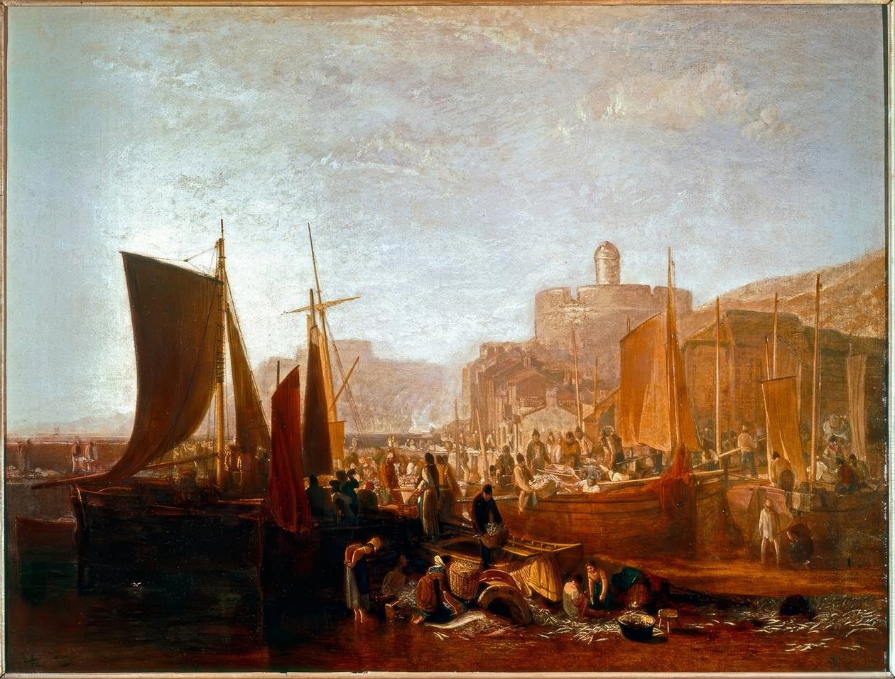 St Mawes på Pilchard-sesongen av Joseph Mallord William Turner