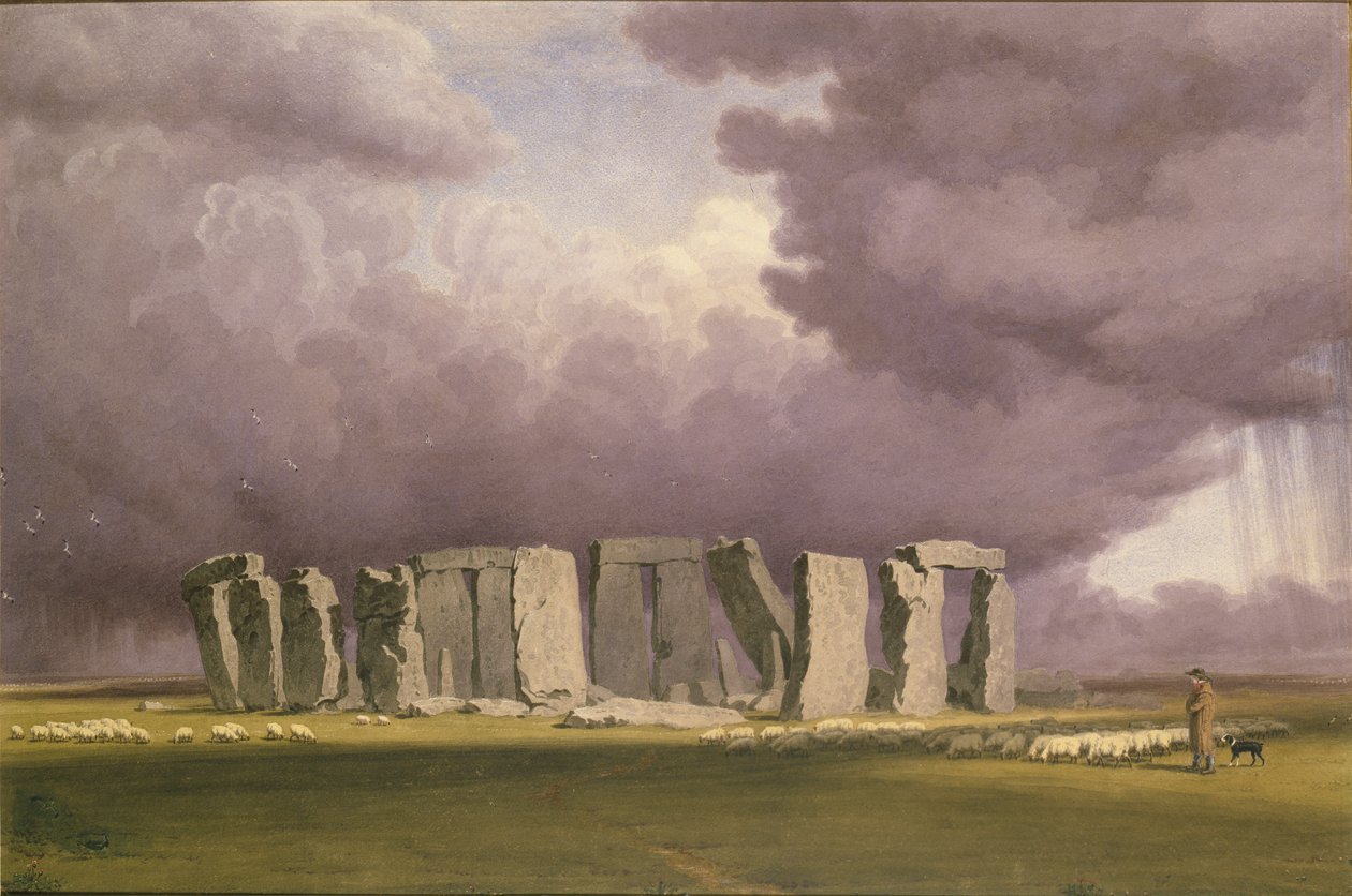 Stonehenge: Stormy Day, 1846 av Joseph Mallord William Turner