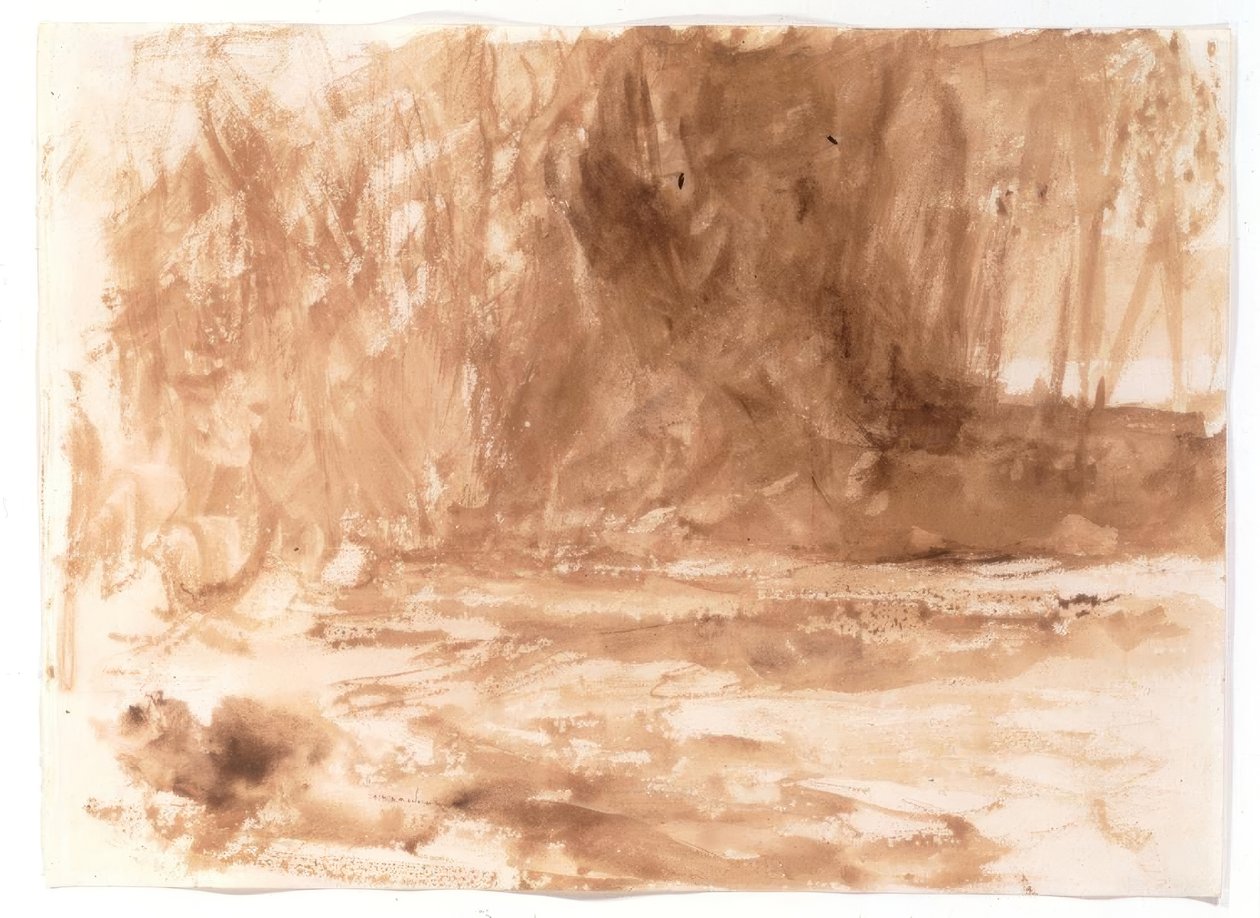 Studie på elven Washburn, Yorkshire av Joseph Mallord William Turner