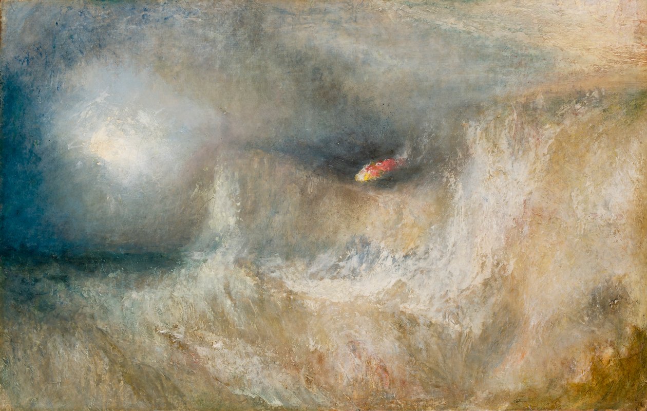 'The Beacon light', 1835-40 av Joseph Mallord William Turner